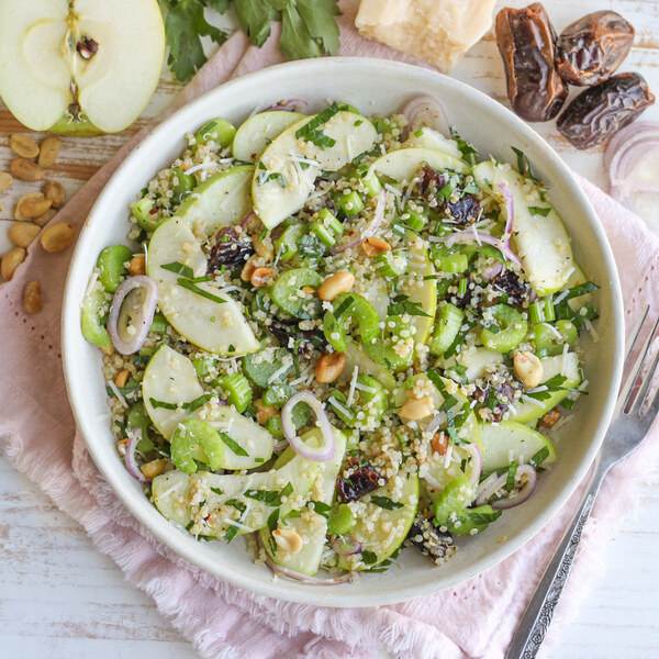 CeleryApple Quinoa Salad with Peanuts, Dates, Parmesan & Parsley Safeway