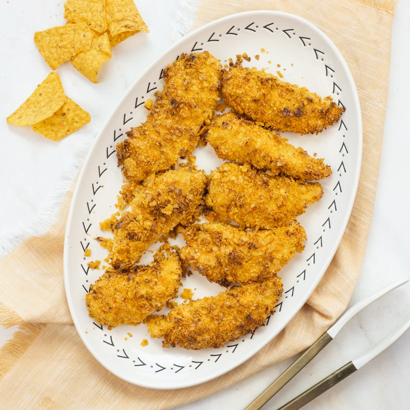Air Fryer Chicken Strips with Ranch Tortilla Chip Breading JewelOsco