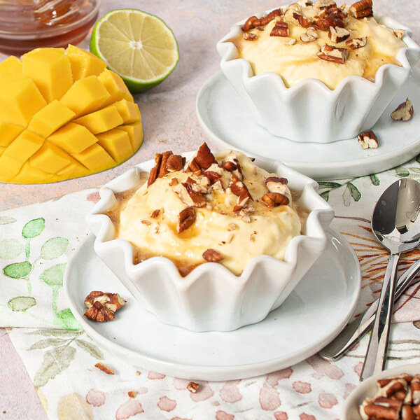 MangoLime Yogurt Mousse with Honey & Pecans Safeway