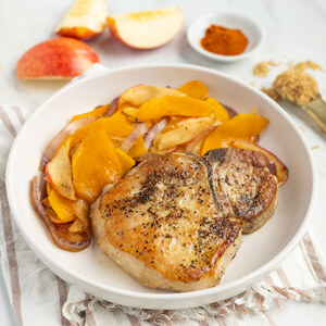 PORK CHOP PORK BACK TEE/WHITE×RDBL L Pork for Warehouse Employee Meals - Walmart Business