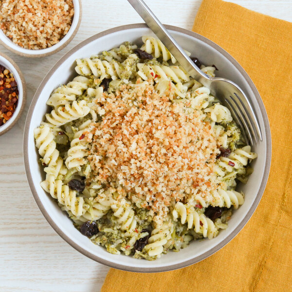 Rotini Pasta with Broccoli Sauce, Parmesan, Raisins & Bread Crumbs ...