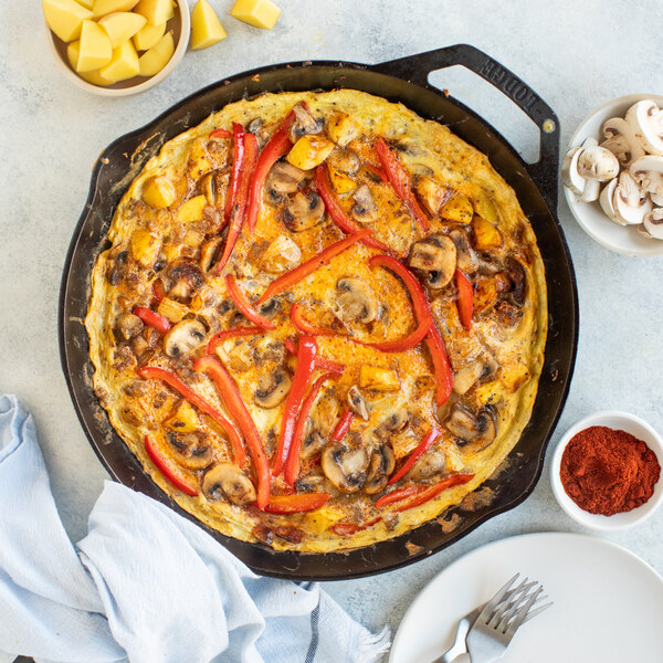 Pork Sausage, Roasted Potato, Bell Pepper & Mushroom Frittata | Albertsons