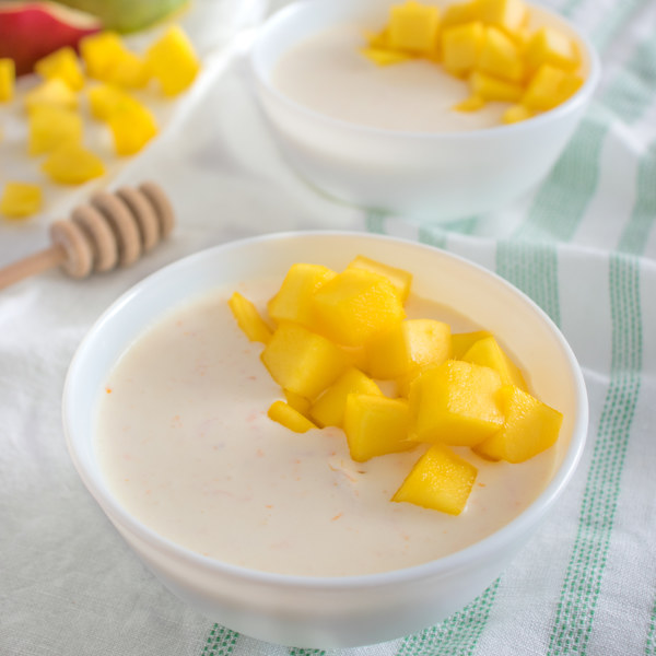 Whipped Honey-Orange Ricotta with Mango 