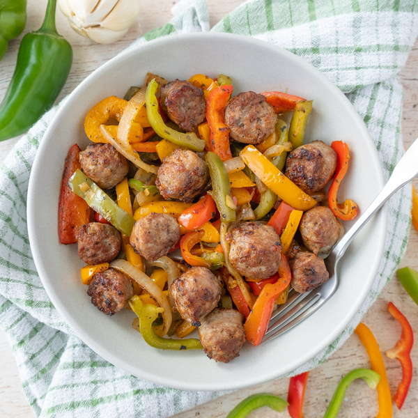 Spicy Italian Sausage & Mixed Pepper Sauté