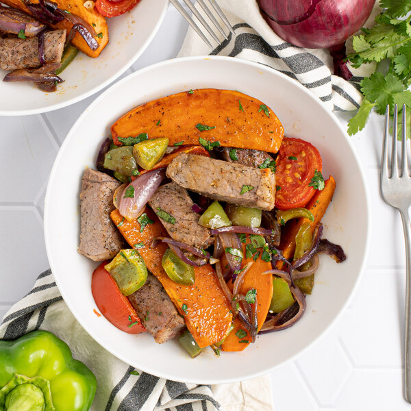 South American Recipes - Peruvian-Style Steak, Sweet Potato & Tomato ...